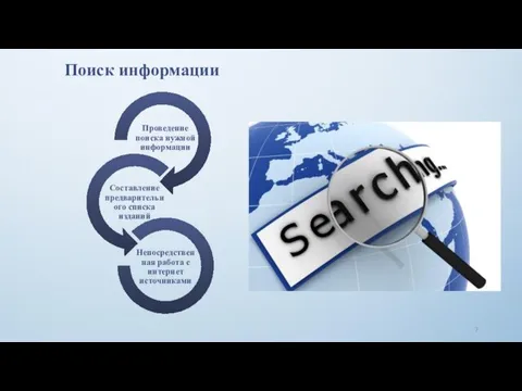 Поиск информации