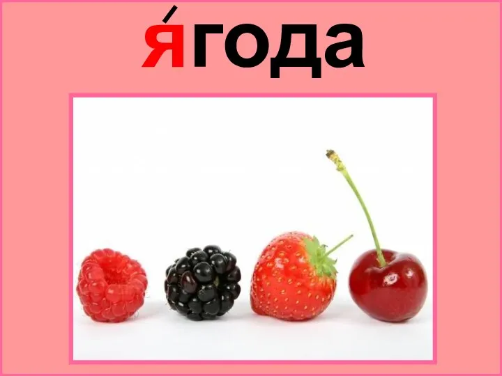 ягода