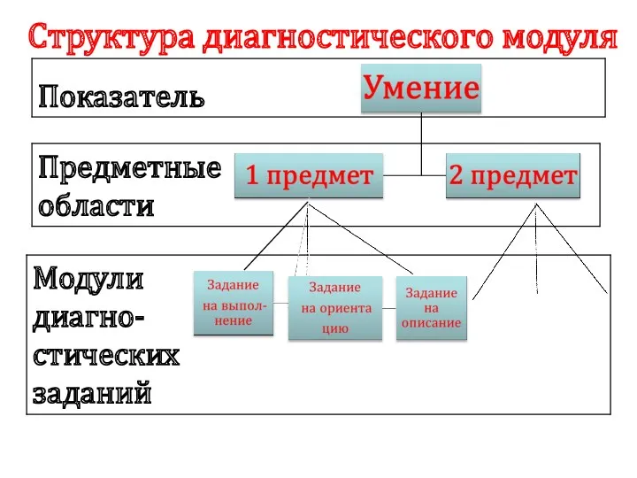 Структура диагностического модуля