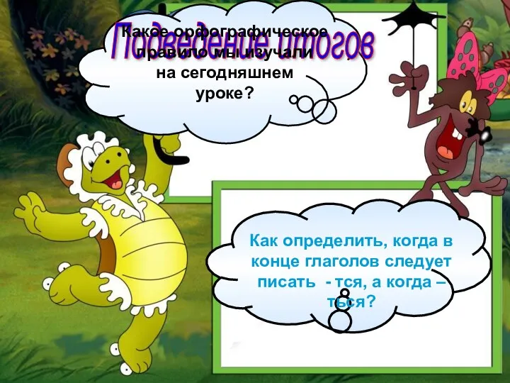 Подведение итогов Какое орфографическое правило мы изучали на сегодняшнем уроке?