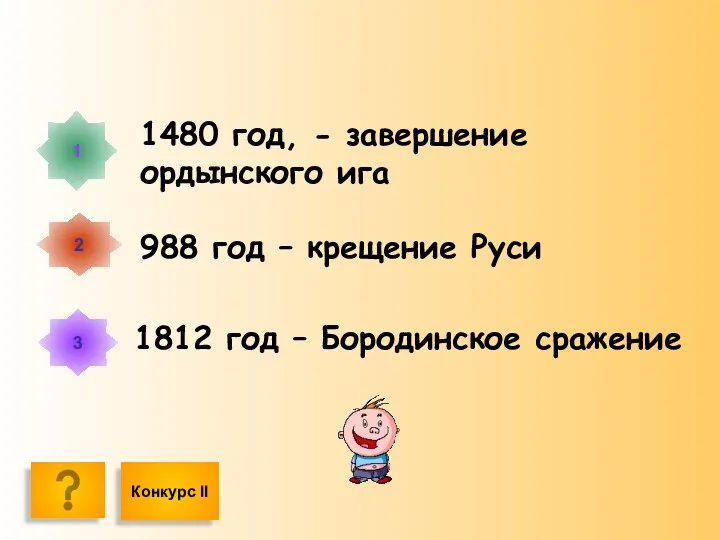 1 2 3 1480 год, - завершение ордынского ига 988