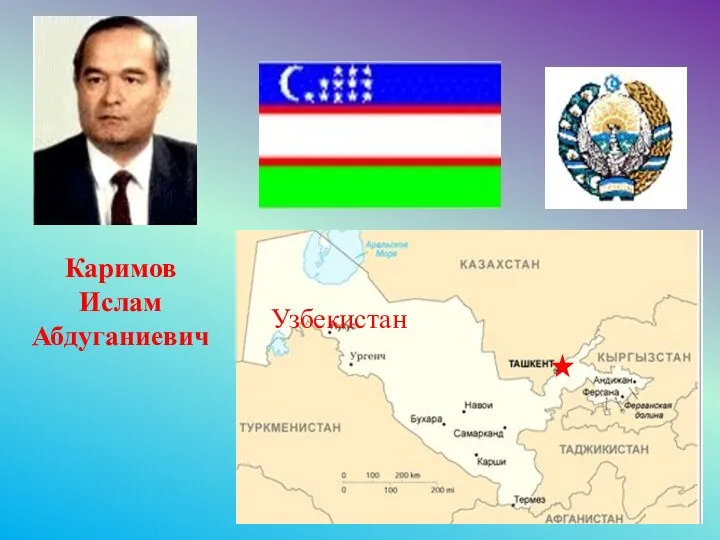 Узбекистан Каримов Ислам Абдуганиевич