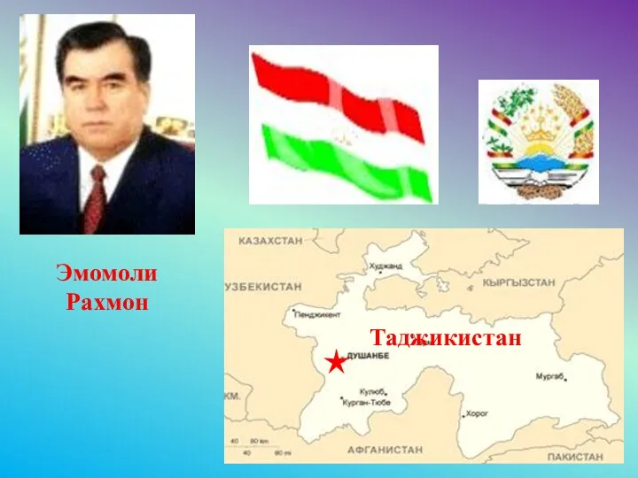 Таджикистан Эмомоли Рахмон