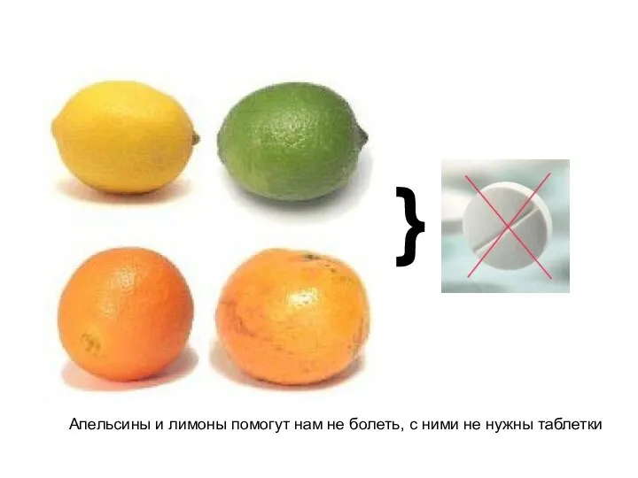 } Апельсины и лимоны помогут нам не болеть, с ними не нужны таблетки