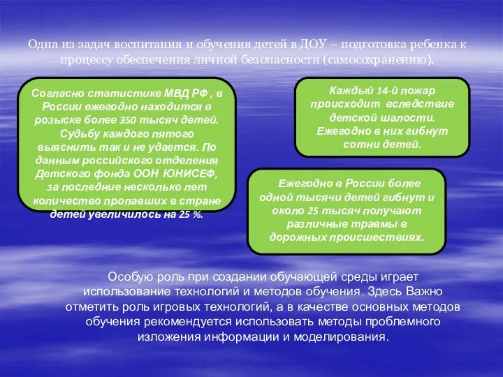 Ежегодно в России более одной тысячи детей гибнут и около