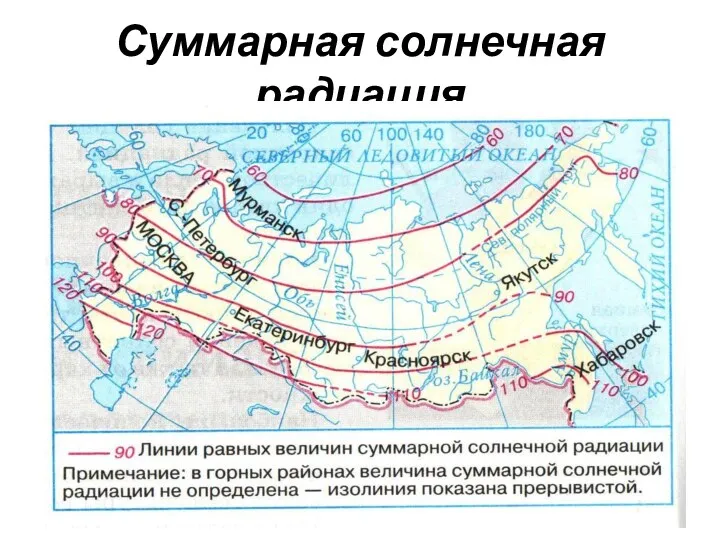 Суммарная солнечная радиация