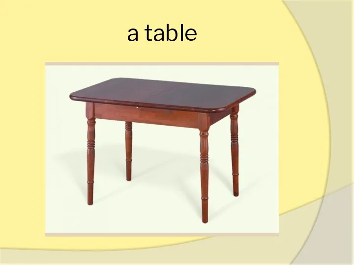 a table