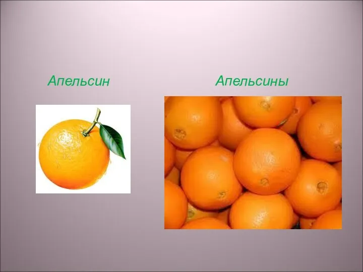 Апельсин Апельсины