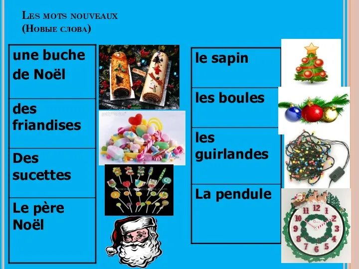 Les mots nouveaux (Новые слова)