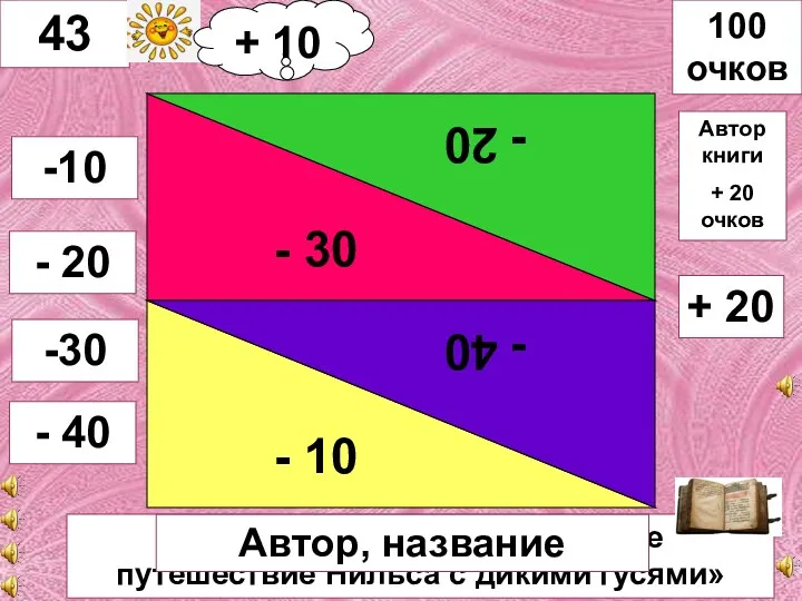 С. Лагерлеф «Необыкновенное путешествие Нильса с дикими гусями» - 30 - 20 -