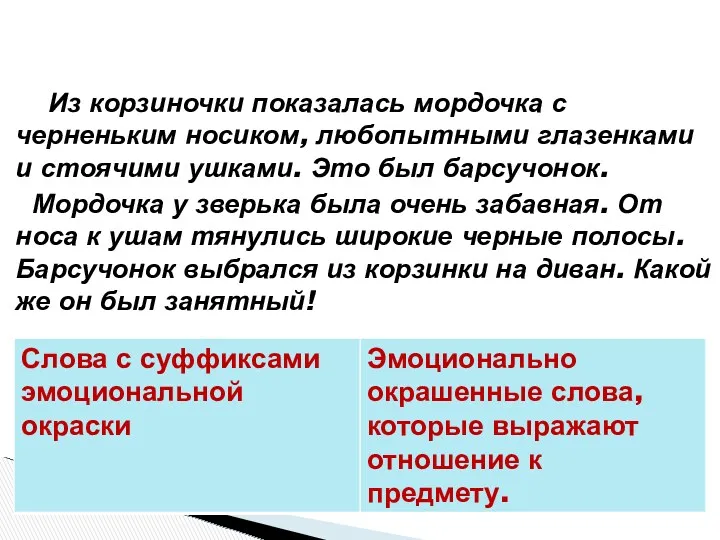 Из корзиночки показалась мордочка с черненьким носиком, любопытными глазенками и стоячими ушками. Это