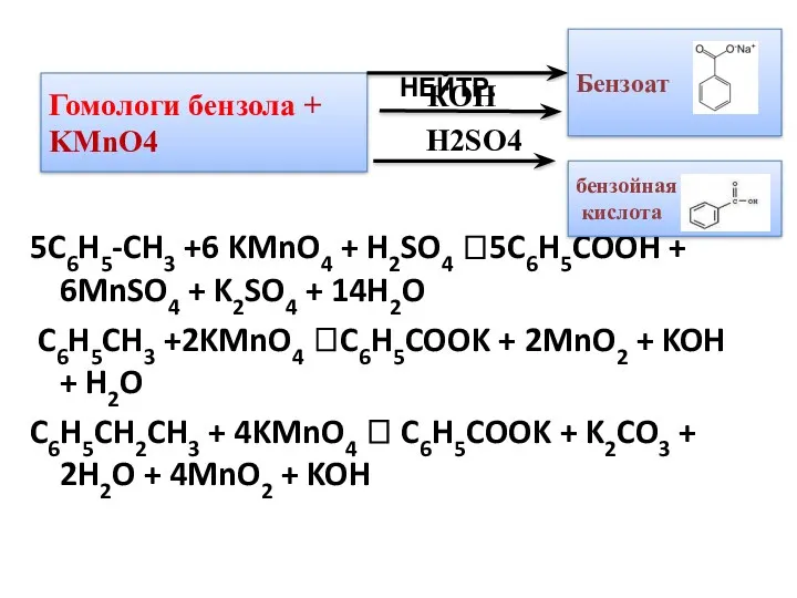 5C6H5-CH3 +6 KMnO4 + H2SO4 ?5C6H5COOH + 6MnSO4 + K2SO4