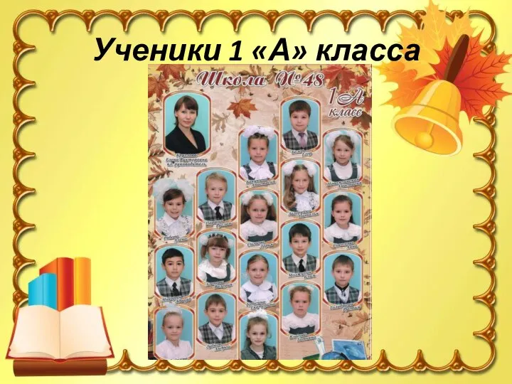 Ученики 1 «А» класса