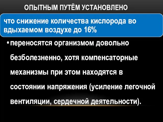 ОПЫТНЫМ ПУТЁМ УСТАНОВЛЕНО