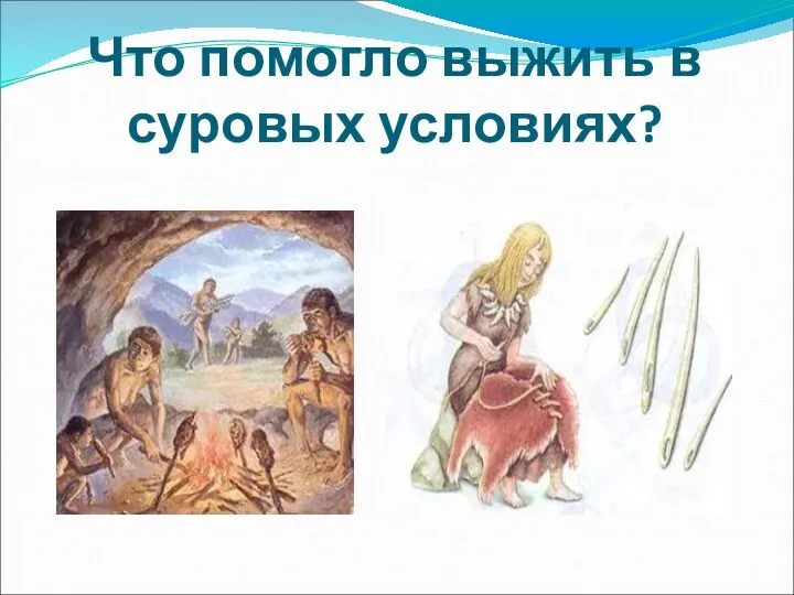 Что помогло выжить в суровых условиях?