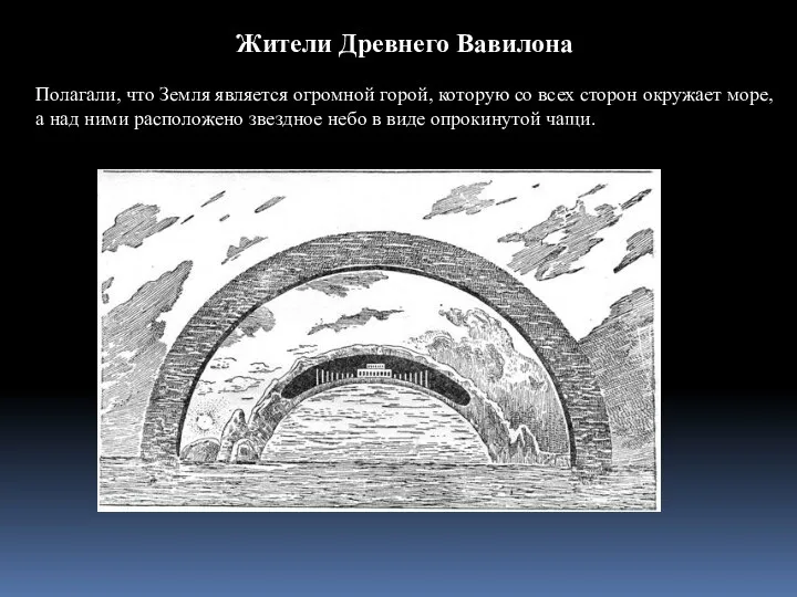 Жители Древнего Вавилона Полагали, что Земля является огромной горой, которую