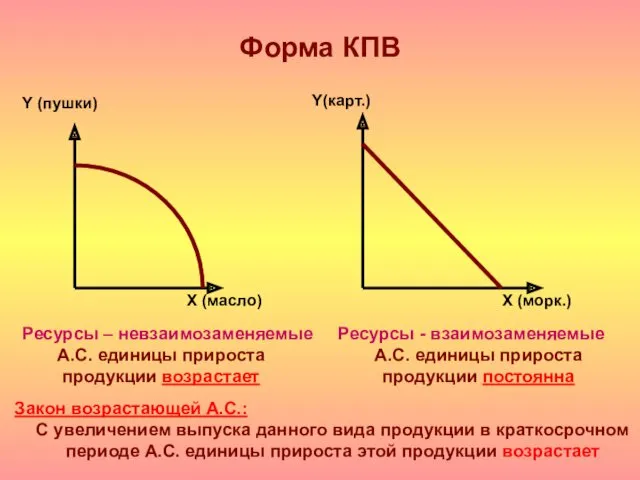 Форма КПВ Х (масло) Y (пушки) Y(карт.) Х (морк.) Ресурсы