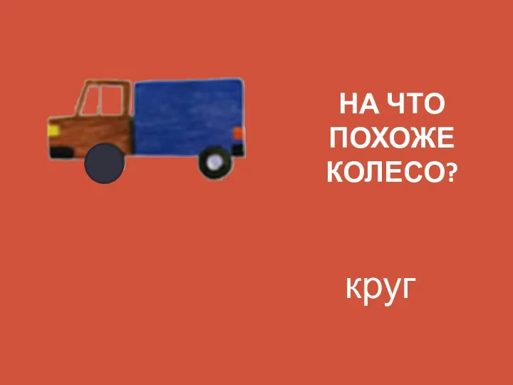 На что похоже колесо? круг