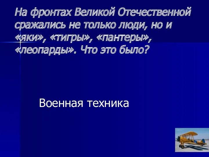 На фронтах Великой Отечественной сражались не только люди, но и