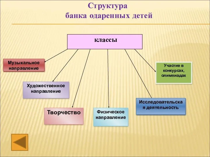 классы Музыкальное направление Физическое направление Художественное направление Участие в конкурсах,