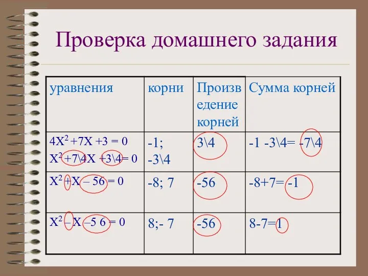 Проверка домашнего задания