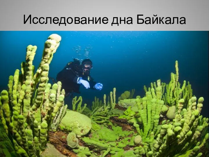 Исследование дна Байкала