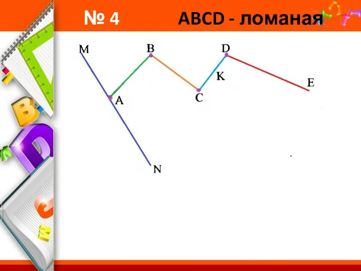 № 4 ABCD - ломаная