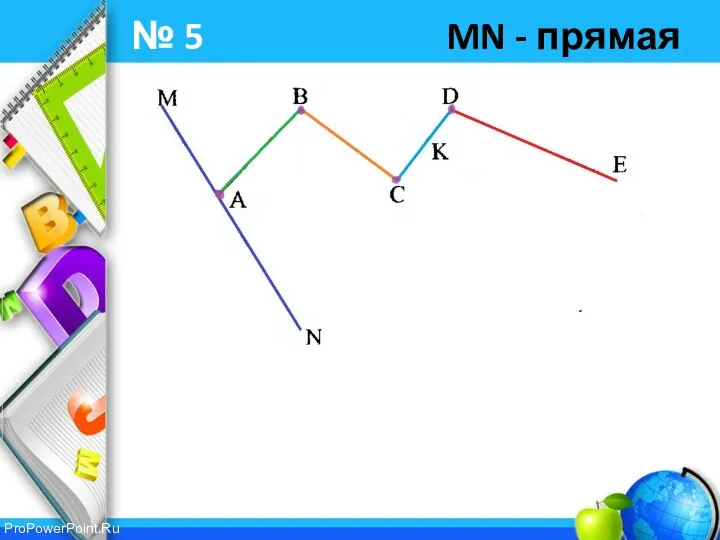 № 5 MN - прямая