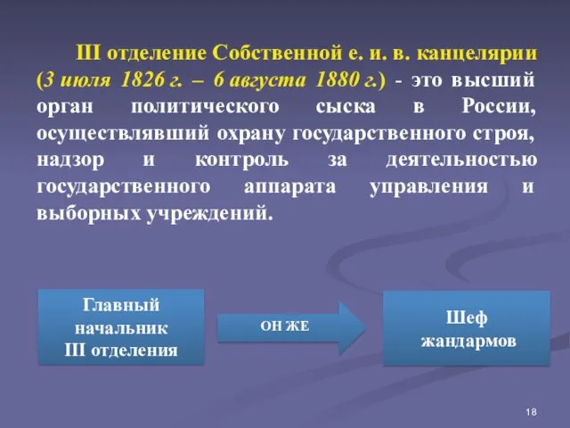 III отделение Собственной е. и. в. канцелярии (3 июля 1826