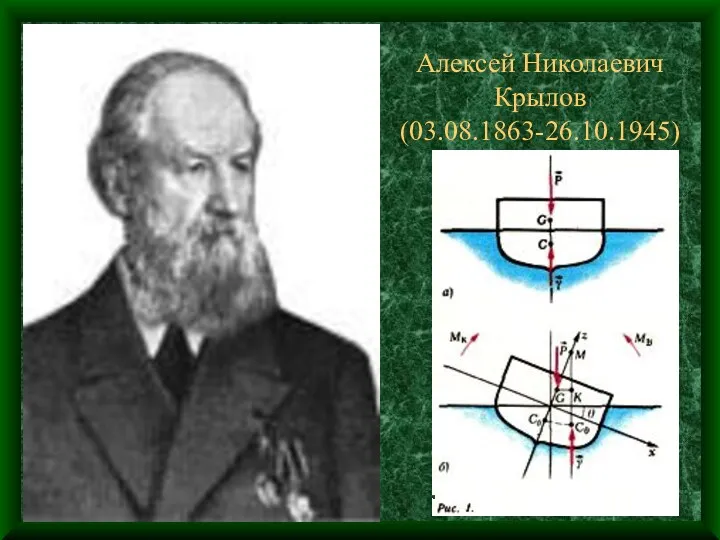Алексей Николаевич Крылов (03.08.1863-26.10.1945)