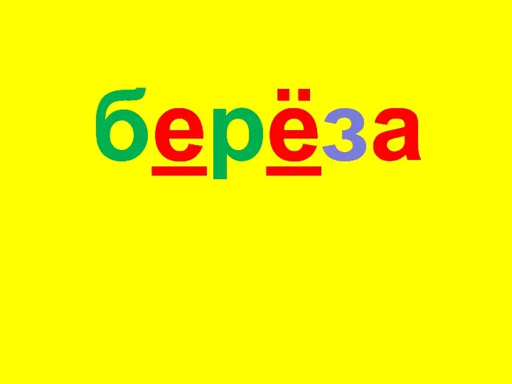 берёза