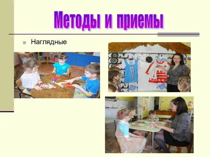 Наглядные Методы и приемы