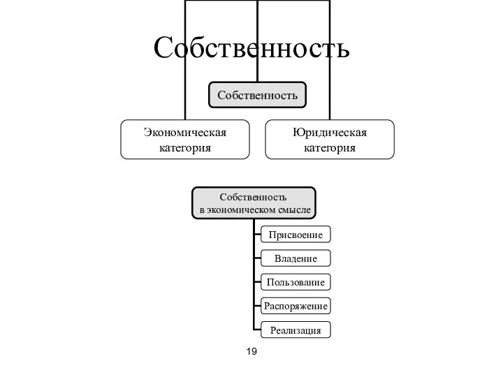 19 Собственность