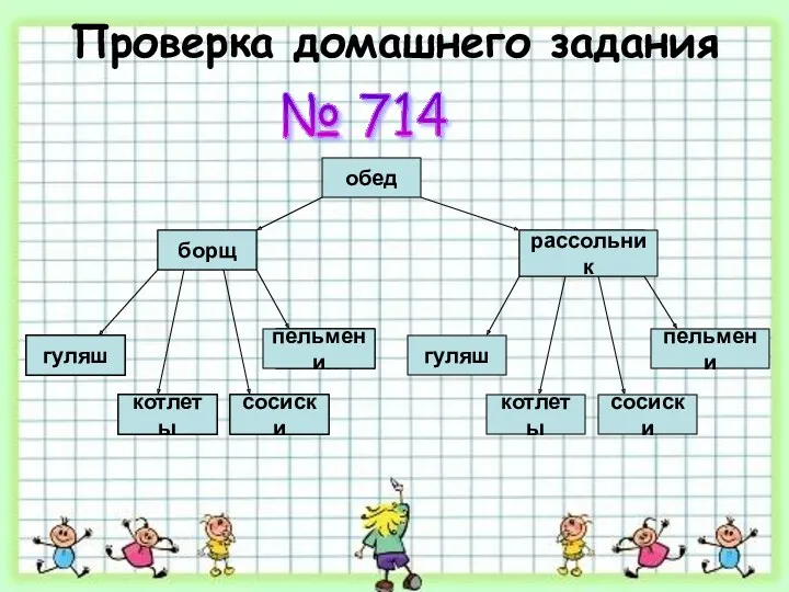 Проверка домашнего задания № 714