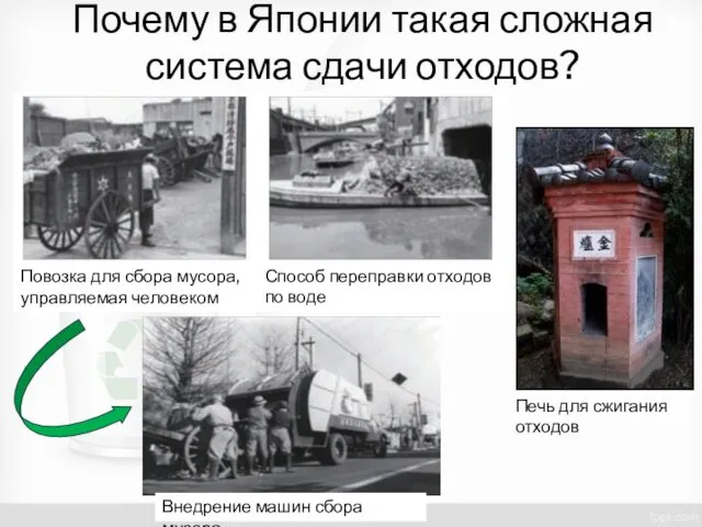 Почему в Японии такая сложная система сдачи отходов? Повозка для