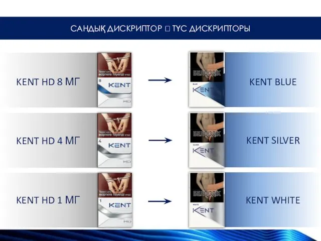 САНДЫҚ ДИСКРИПТОР ? ТҮС ДИСКРИПТОРЫ KENT HD 8 МГ KENT