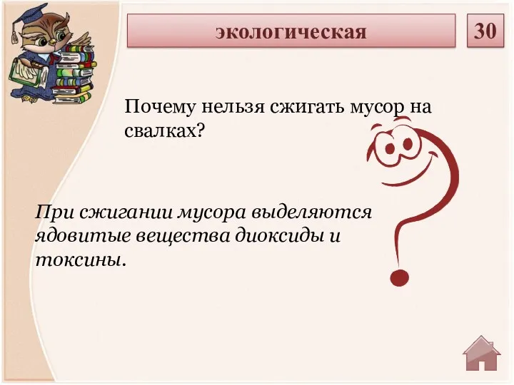 При сжигании мусора выделяются ядовитые вещества диоксиды и токсины. Почему нельзя сжигать мусор