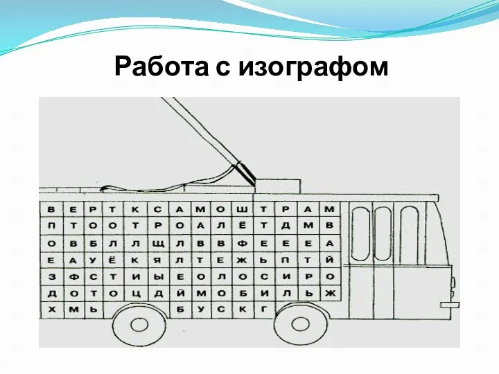 Работа с изографом