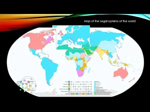 Map of the Legal systems of the world