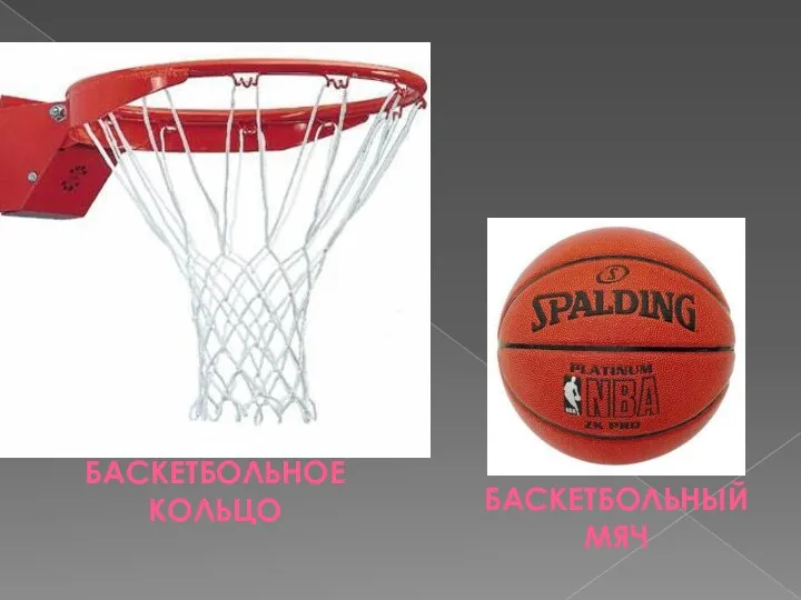 Баскетбольный мяч Баскетбольное кольцо