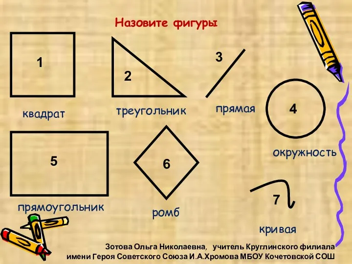 Зотова Ольга Николаевна, учитель Круглинского филиала имени Героя Советского Союза