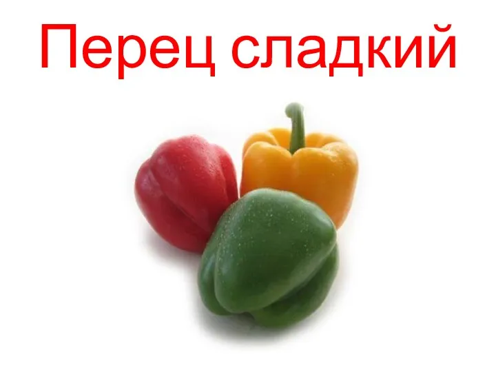 Перец сладкий