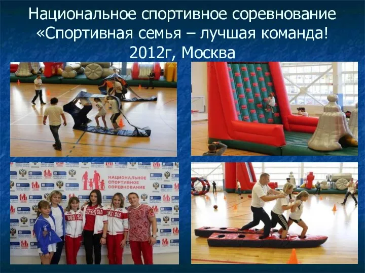 Национальное спортивное соревнование «Спортивная семья – лучшая команда! 2012г, Москва