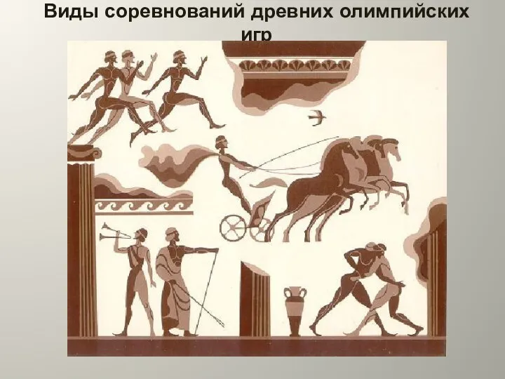 Виды соревнований древних олимпийских игр