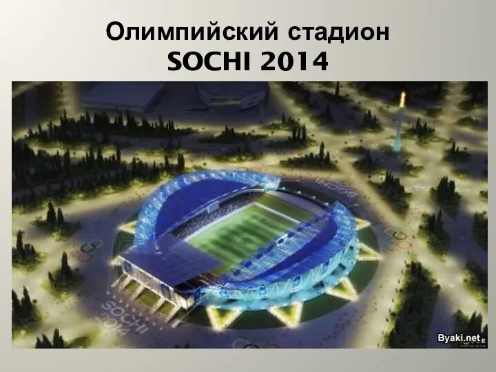Олимпийский стадион SOCHI 2014