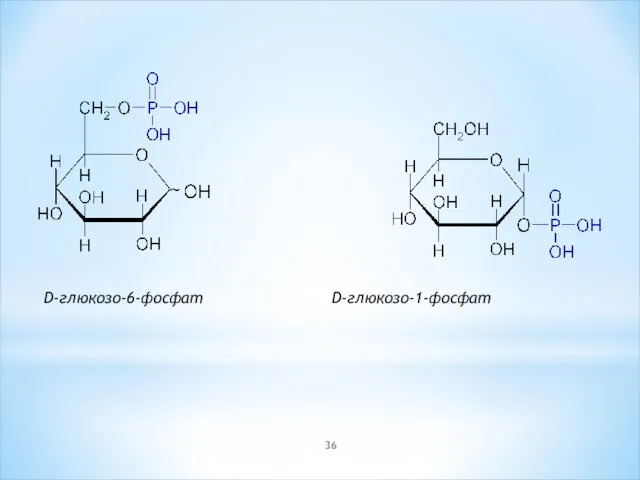 D-глюкозо-6-фосфат D-глюкозо-1-фосфат