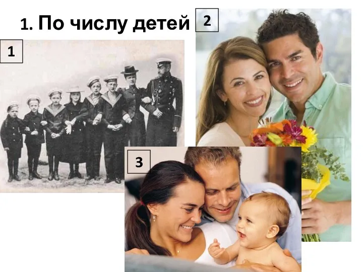 1. По числу детей 3