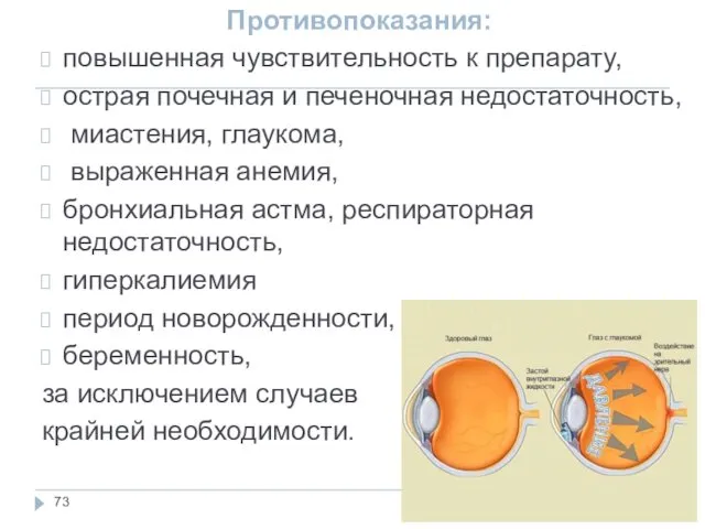 Противопоказания: повышенная чувствительность к препарату, острая почечная и печеночная недостаточность,