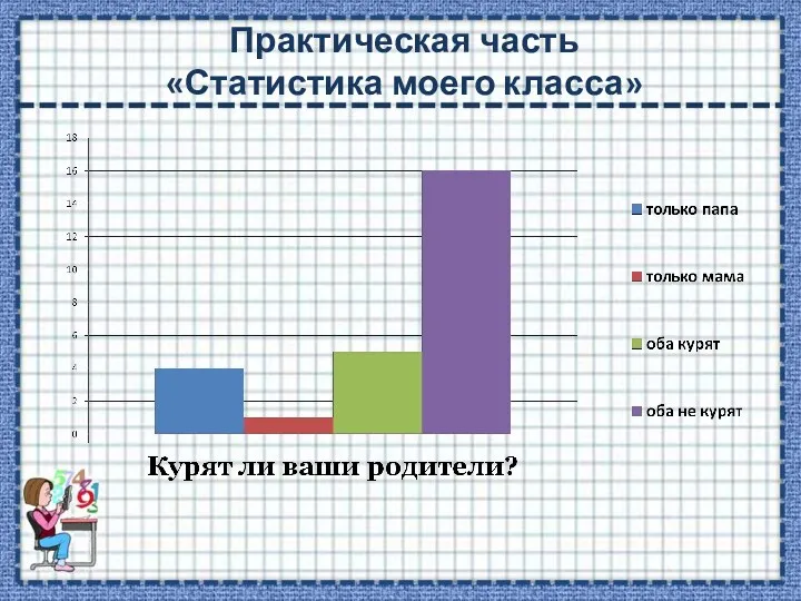 Практическая часть «Статистика моего класса»