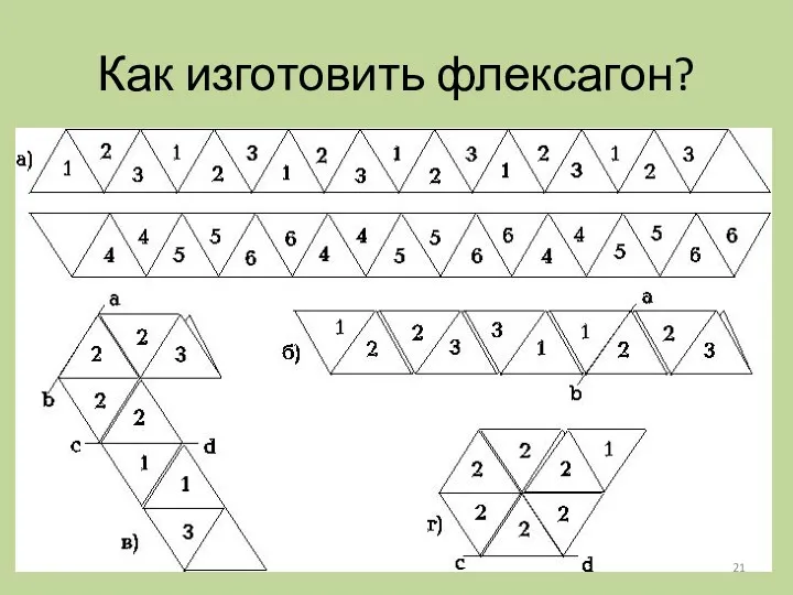 Как изготовить флексагон?